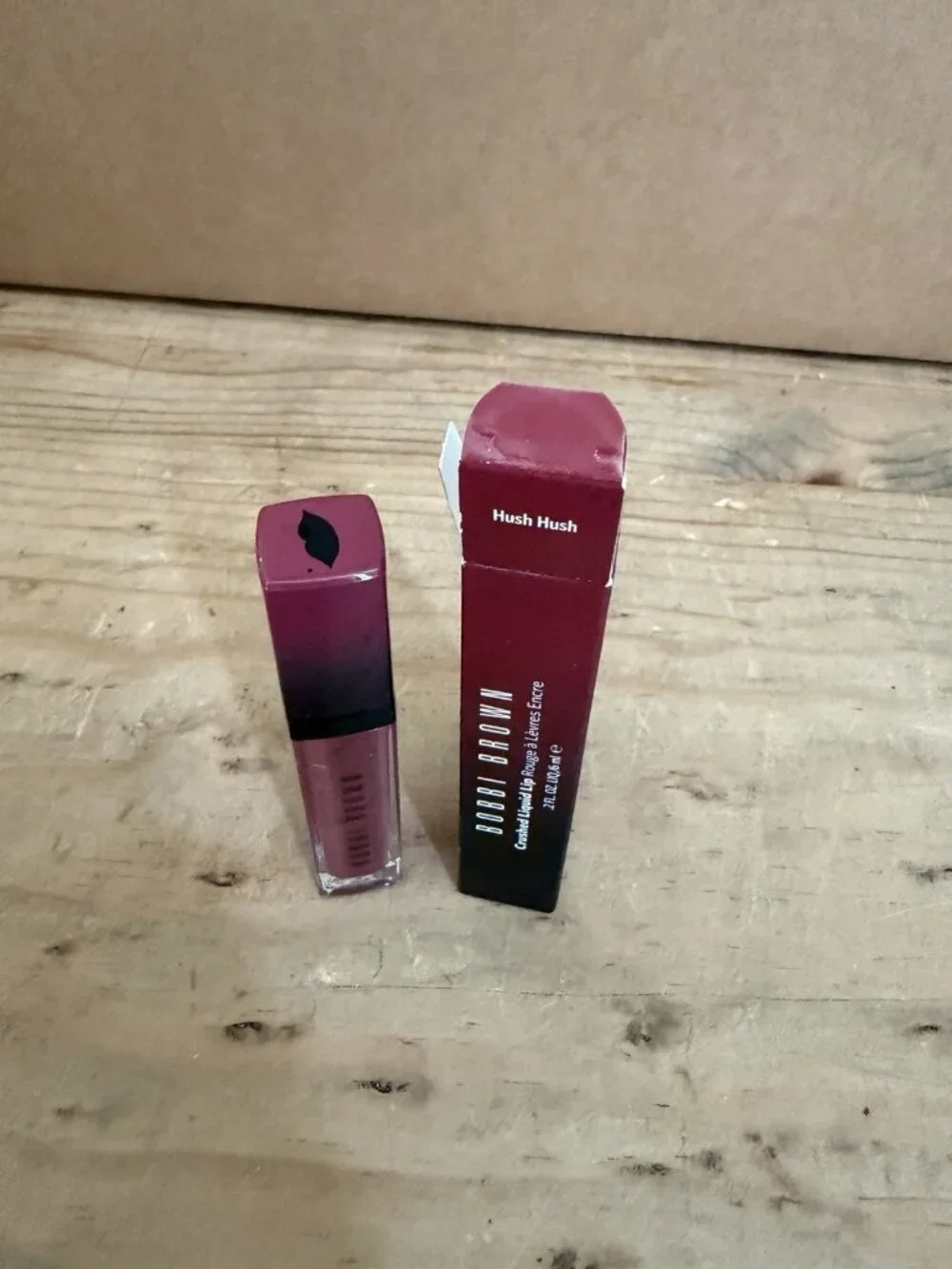 Bobbi Brown Crushed Liquid Lip Gloss, #Hush Hush, 6ml New With Box